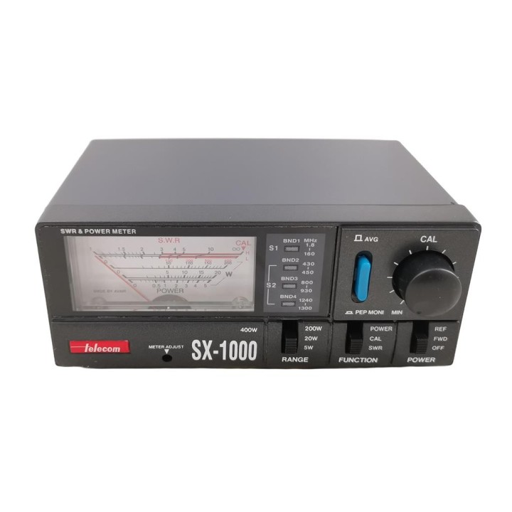 SX-1000  Medidor R.O.E. y Vatímetro 1.8-160/430-1300 MHz.