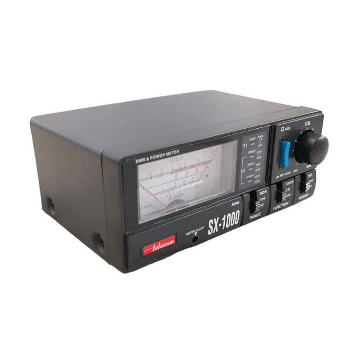SX-1000  Medidor R.O.E. y Vatímetro 1.8-160/430-1300 MHz.