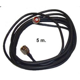QX-007-A - ROLLO ESPECIAL 5 M., EN CABLE DE BAJAS PÉRDIDAS CON 2 CONECTORES N.