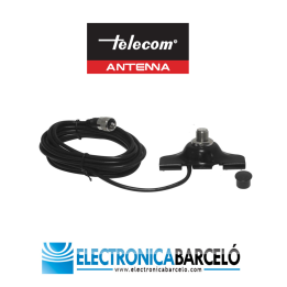 DJ-GRM-E - Soporte maletero, tipo semicírculo con cable y conector PL.