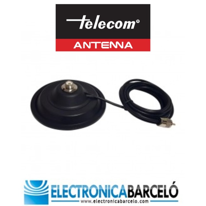 MT-1305 Base magnética de 15 cm., tipo PL + cable.