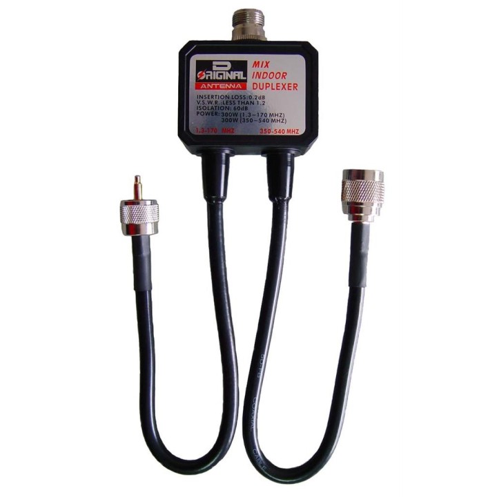DX-CF-416-B - Duplexor 1.3-170 MHz. / 350-540 MHz., conectores tipo N/PL.