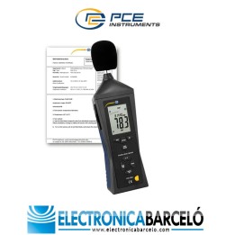 Medición acústica / Sonómetro PCE-322A-ICA incl. certificado de calibración ISO