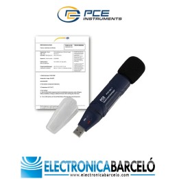 Medición acústica / Sonómetro USB PCE-SDL 1-ICA incl. certificado de calibración ISO