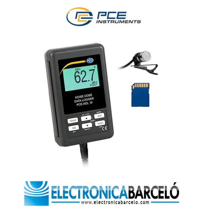 Medición acústica / Sonómetro PCE-NDL 10