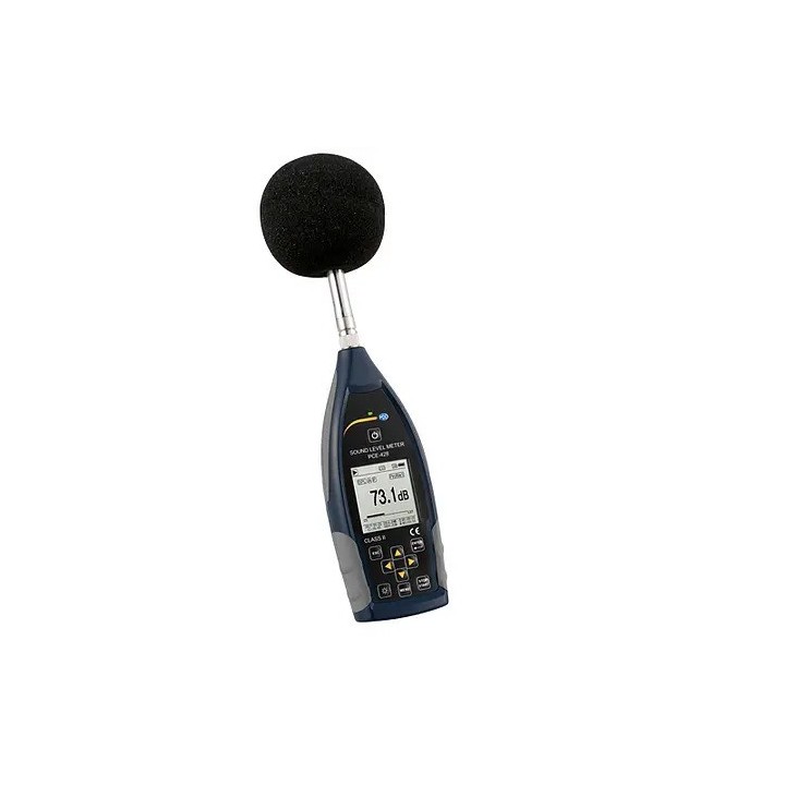 Medición acústica / Sonómetro PCE-428-ICA incl. certificado de calibración ISO