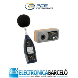 Medición acústica / Sonómetro PCE-428-Kit-N con calibrador acústico