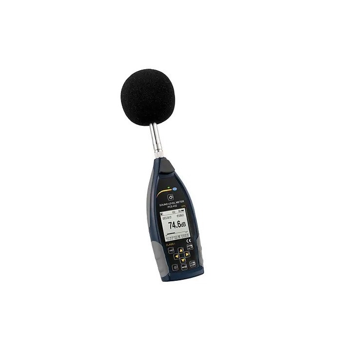 Medición acústica / Sonómetro PCE-432-ICA incl. certificado de calibración ISO