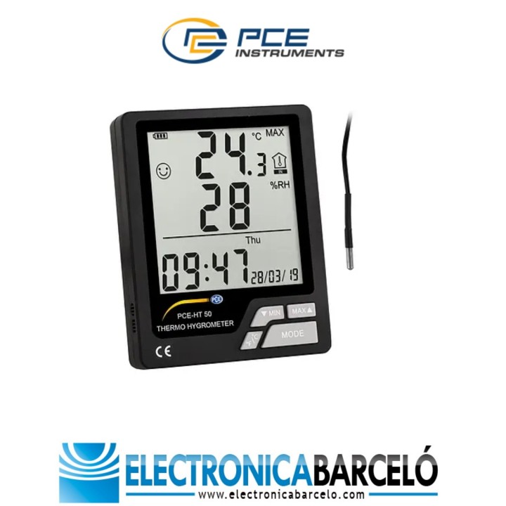 Medición ambiental / Higrómetro PCE-HT 50