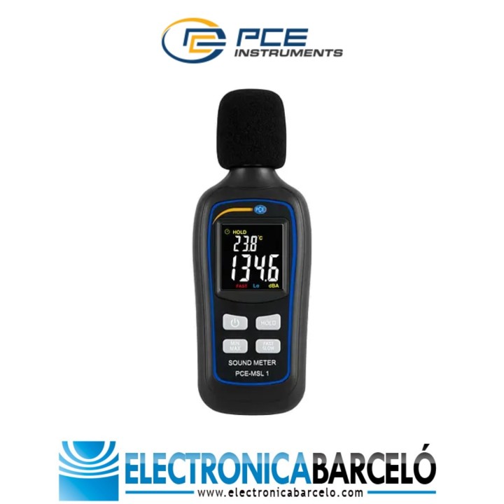 Medición ambiental / Medidor de sonido PCE-MSL 1
