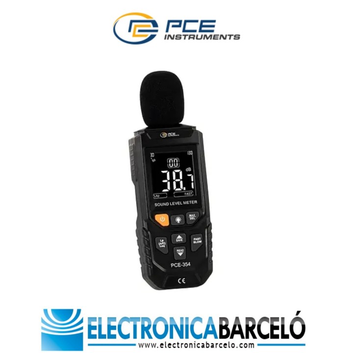 Medición ambiental / Medidor de sonido integrador PCE-354