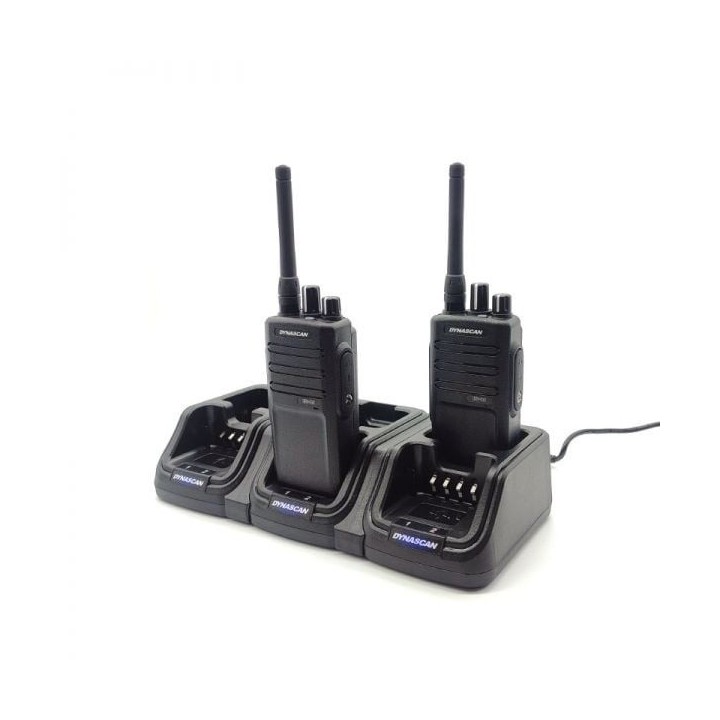 Pack 6 walkies DYNASCAN EU-85 + cargador múltiple
