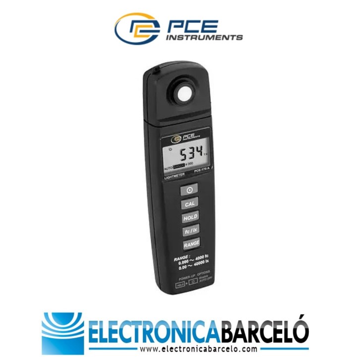 Medición ambiental / Medidor de luz PCE-170 A