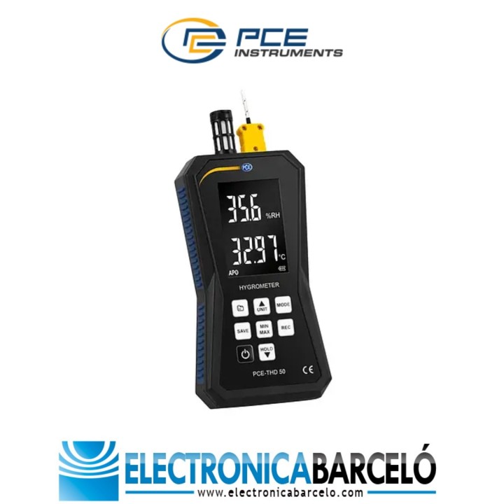 Medición ambiental / Termohigrómetro PCE-THD 50