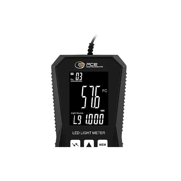 Medición ambiental / Medidor de luz LED PCE-LED 30