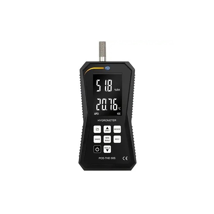 Medición ambiental / Termohigrómetro PCE-THD 50S incl. capuchón sinterizado
