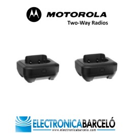 PACK 2 BASES CARGA MOTOROLA TALKABOUT T62 Y T82 PMLN8231AR