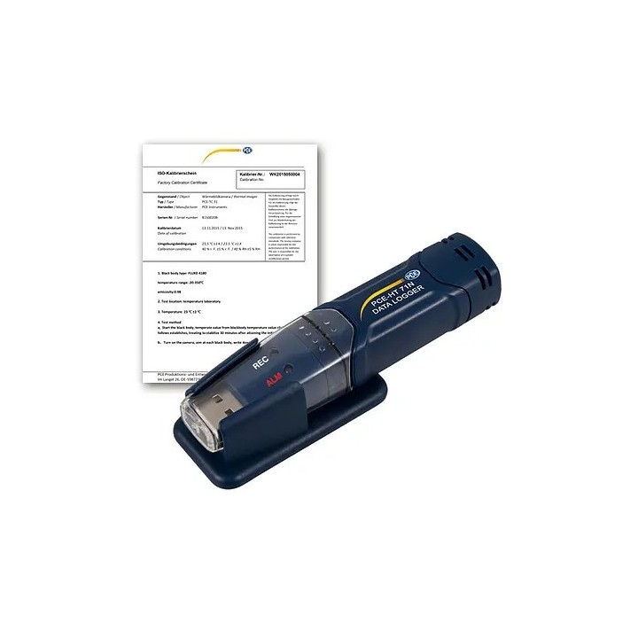 Medición ambiental / Termohigrómetro PCE-HT 71N-ICA incl. certificado calibración ISO