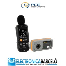 Medición ambiental / Medidor de sonido integrador con calibrador acústico PCE-354-SC43