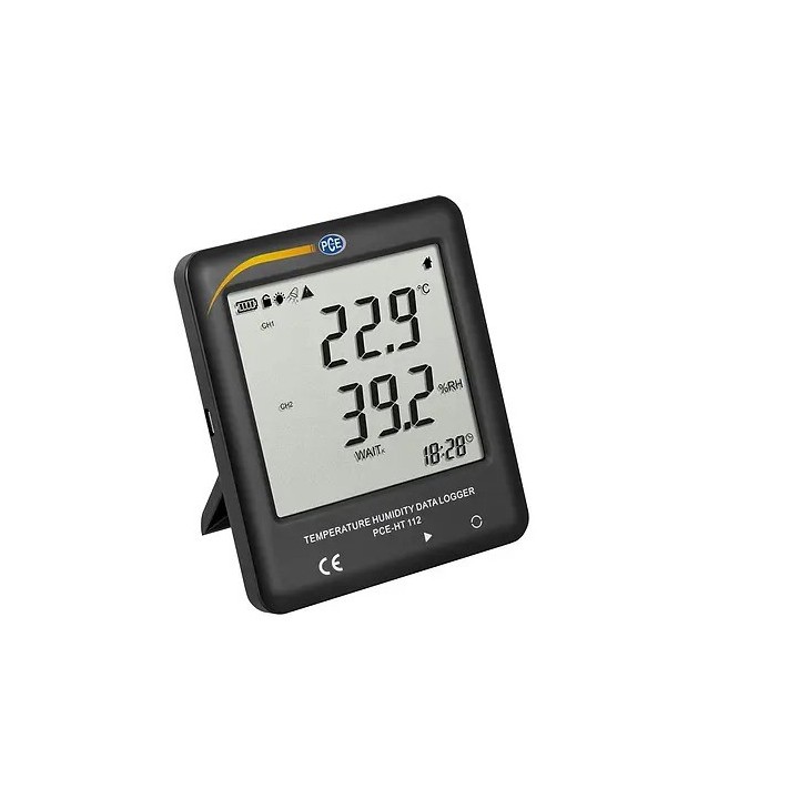 Medición ambiental / Termohigrómetro PCE-HT 112-ICA incl. certificado de calibración ISO