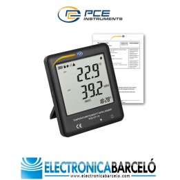 Medición ambiental / Termohigrómetro PCE-HT 112-ICA incl. certificado de calibración ISO