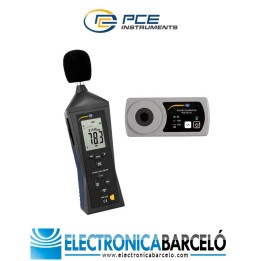 Medición ambiental / Medidor de sonido con calibrador acústico PCE-322-SC43