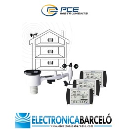 Medición ambiental / Controlador ambiental con sensor externo PCE-FWS 20N-2