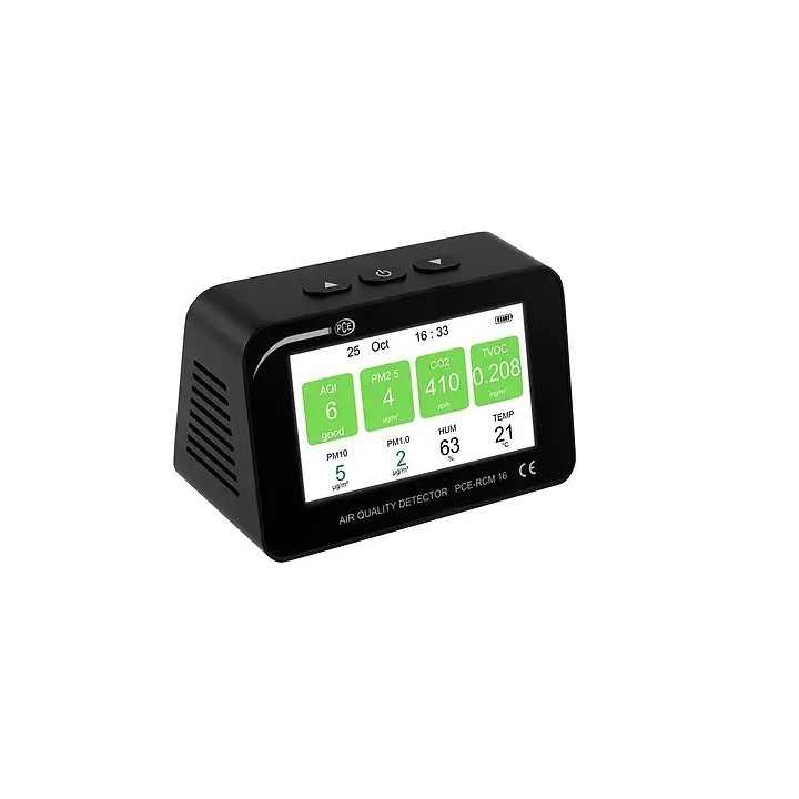 Medición ambiental / Contador de partículas PCE-RCM 16