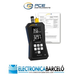 Medición ambiental / Termohigrómetro PCE-THD 50-ICA incl. certificado de calibración ISO