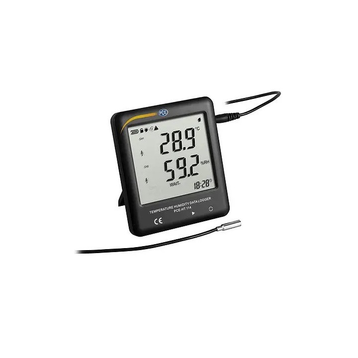 Medición ambiental / Termohigrómetro PCE-HT 114-ICA incl. certificado de calibración ISO