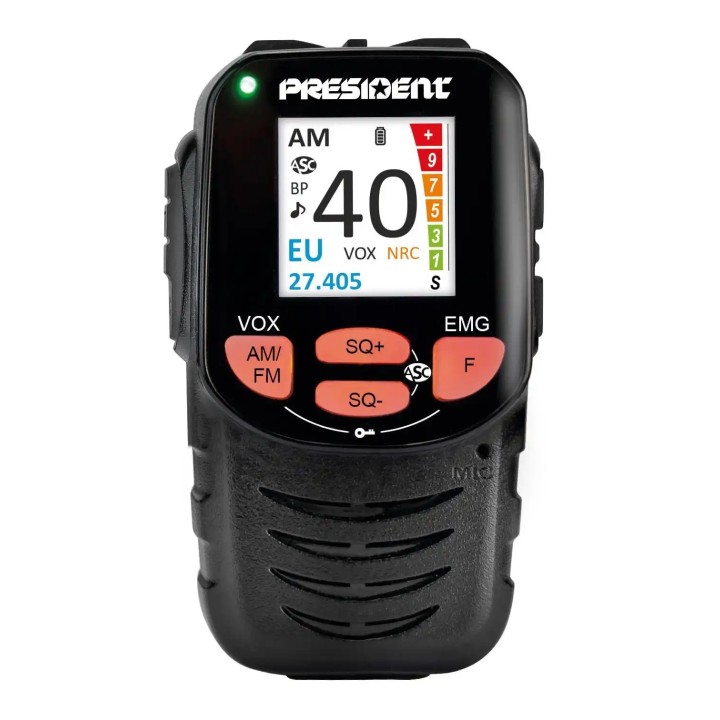 PRESIDENT WILLIAM II EMISORA DE CB 27MHZ AM/FM 12/24V 