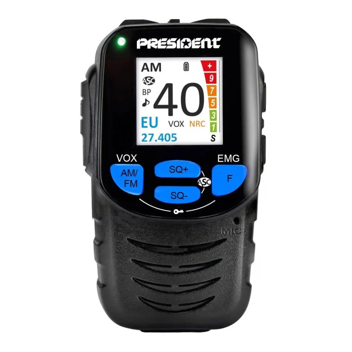 PRESIDENT WILLIAM II EMISORA DE CB 27MHZ AM/FM 12/24V 