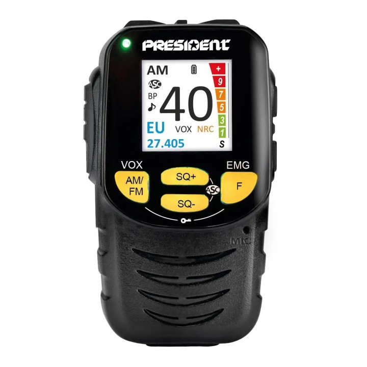 PRESIDENT WILLIAM II EMISORA DE CB 27MHZ AM/FM 12/24V 