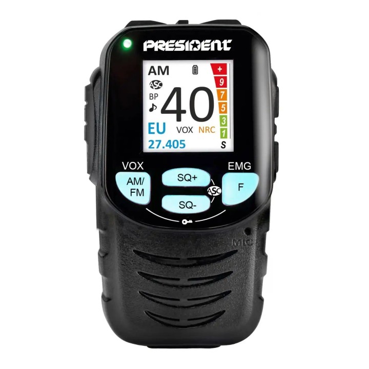 PRESIDENT WILLIAM II EMISORA DE CB 27MHZ AM/FM 12/24V 