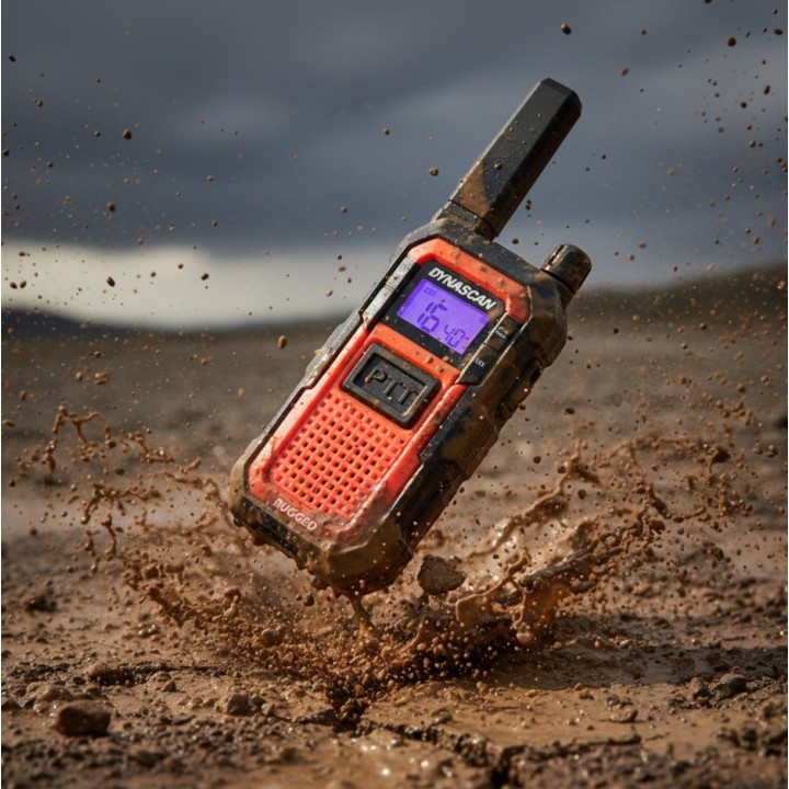 Dynascan RUGGED Walkie-talkie resistente PMR-446