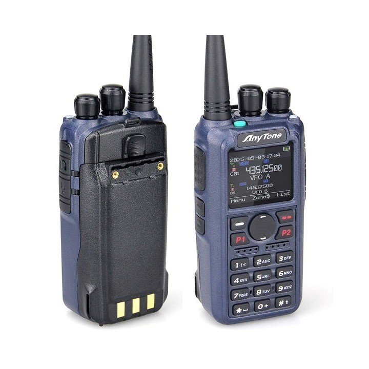 AnyTone AT-D890UV Walkie doble banda DMR, BT, GPS y APRS