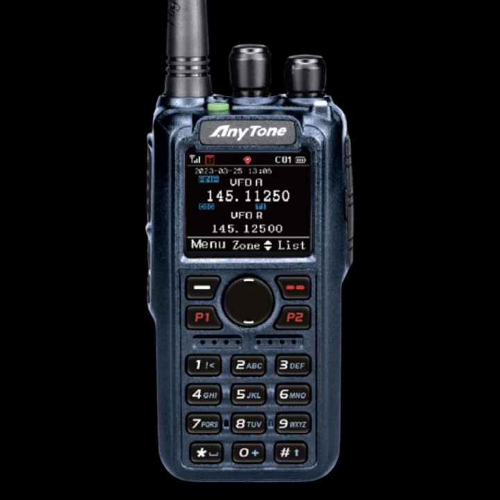 AnyTone AT-D890UV Walkie doble banda DMR, BT, GPS y APRS