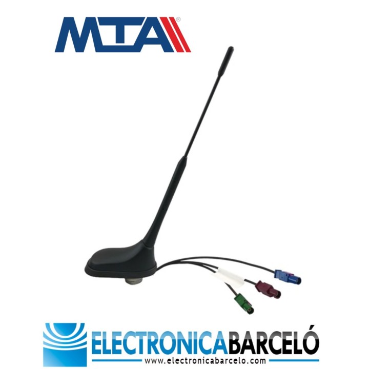 Antena móvil combinada UHF/GPS/GSM