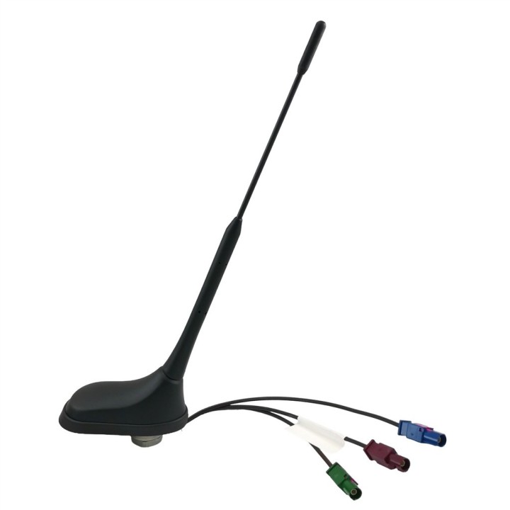 Antena móvil combinada UHF/GPS/GSM