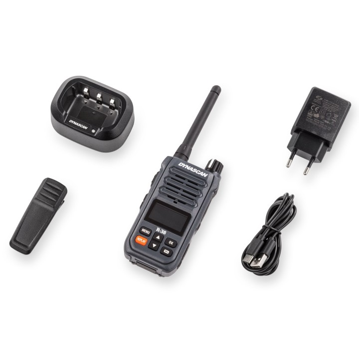 Dynascan R-38 Walkie-talkie Profesional Uso libre PMR-446 IP67
