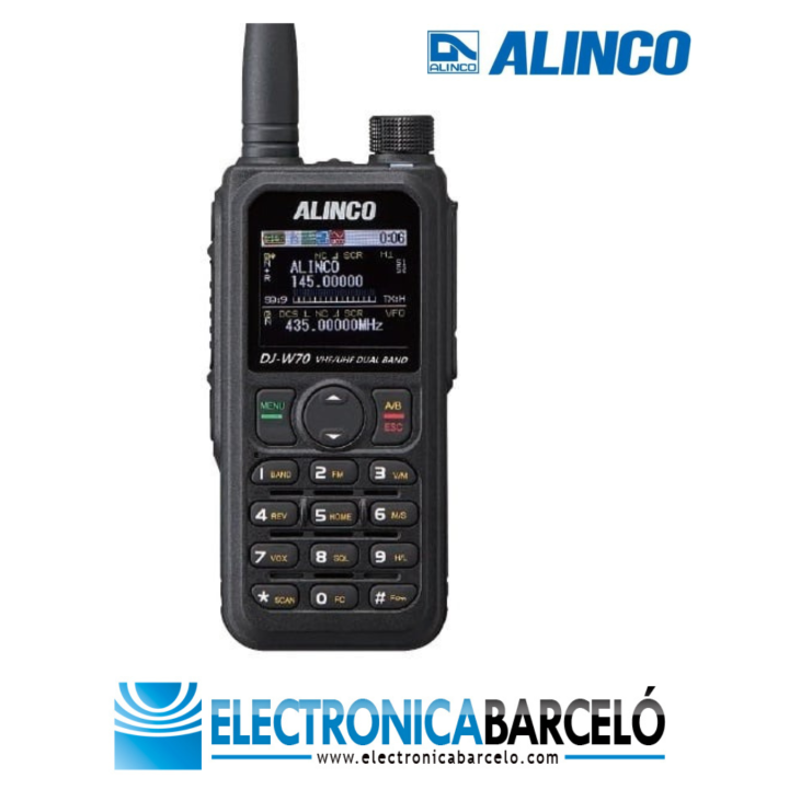 Alinco DJ-W70HE Walkie Doble Banda radioaficionado