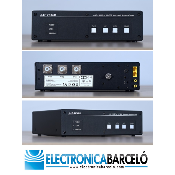 MAT-1500 PRO ACOPLADOR DE ANTENA AUTOMATICO HF 1,6-54 MHZ