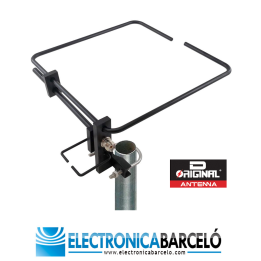 DX-YG-1443-VU-B - ANTENA BASE MINI YAGI LOOP V/UHF NEGRA