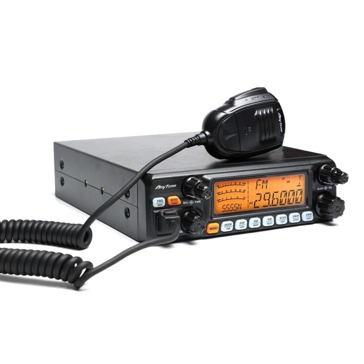 ANYTONE AT-5555N II - Emisora de 10 metros  AM/FM/SSB+RECEPCION DE 136 A 174 MHZ+CTCSS Y DCS 