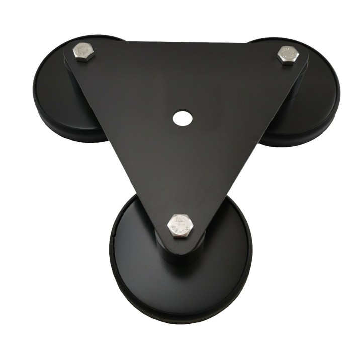 TRIPLE MAG-W/O-L Base triple magnética universal (sin conector). Tamaño grande.