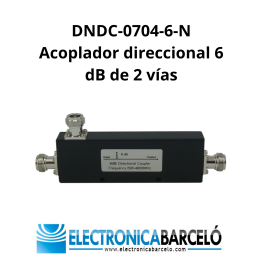 DNDC-0704-6-N Acoplador direccional 6 dB de 2 vías