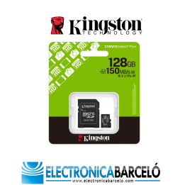 KINGSTON MICRO SD 128 GB CL10 SDCS2/128GB 1A