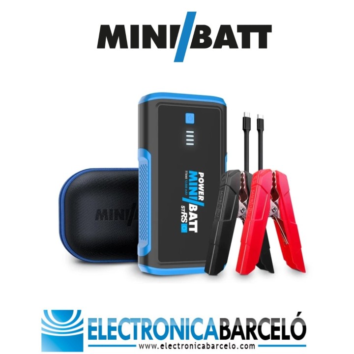 MiniBatt PRO RS Arrancador baterías 12V/ 24.000 mAh