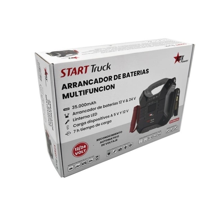 KDX-Power START Truck Arrancador baterías 12V/24V 35.000mAh