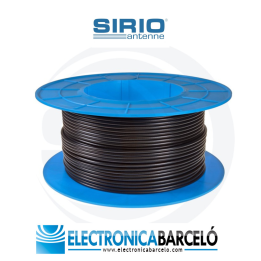 ROLLO 100 MTS CABLE SIRIO RF100 NEGRO Cable coaxial de baja pérdida Similar a RG58 